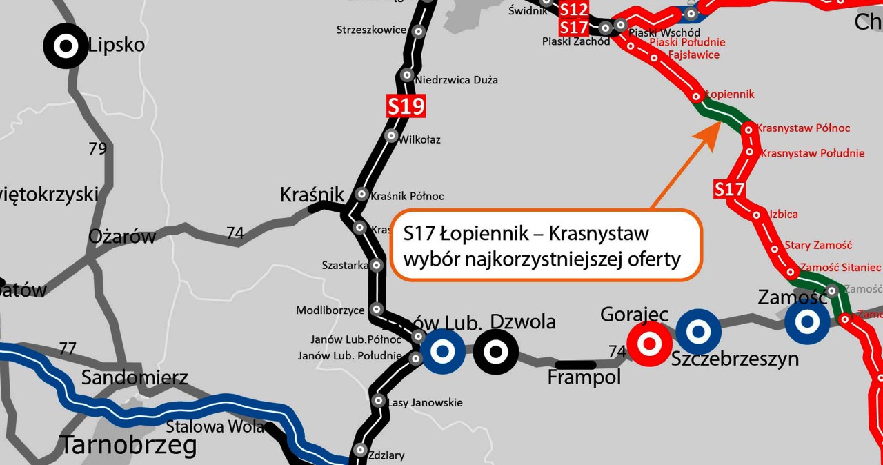 Powstanie kolejny odcinek drogi ekspresowej S17. Wybrano wykonawcę