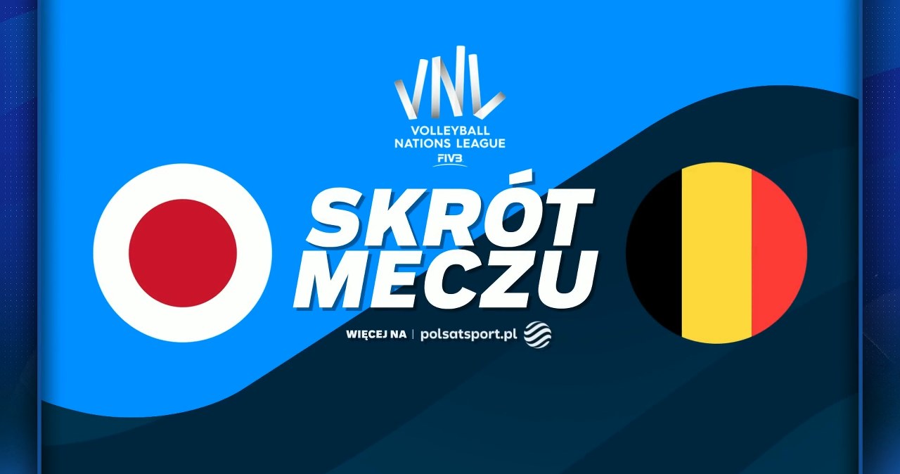 Liga Narodów: Japonia wygrywa z Belgią w Osace bez straty seta [WIDEO]