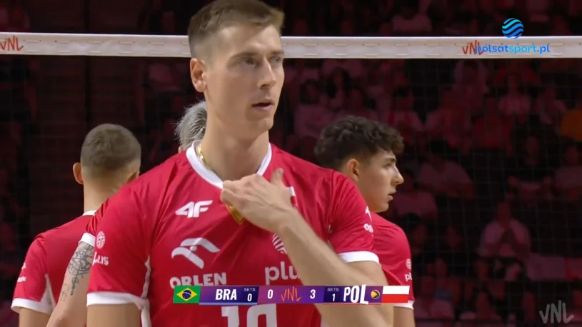 Polska pokonała Brazylię 3:0 w Lidze Narodów – asy serwisowe rozstrzygnęły mecz
