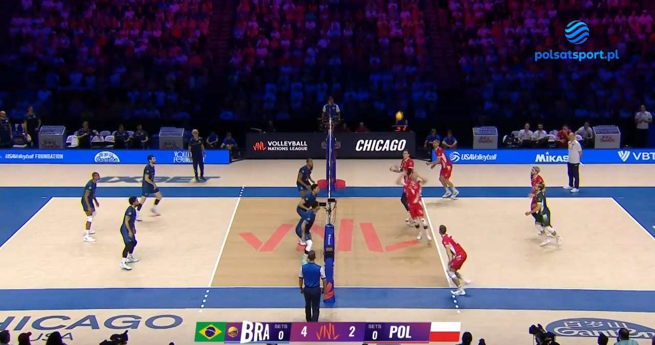 Piłka nie chciała spaść. Najdłuższe wymiany meczu Polska - Brazylia [WIDEO]