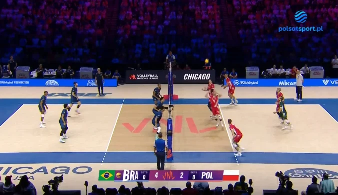 Piłka nie chciała spaść. Najdłuższe wymiany meczu Polska - Brazylia [WIDEO]