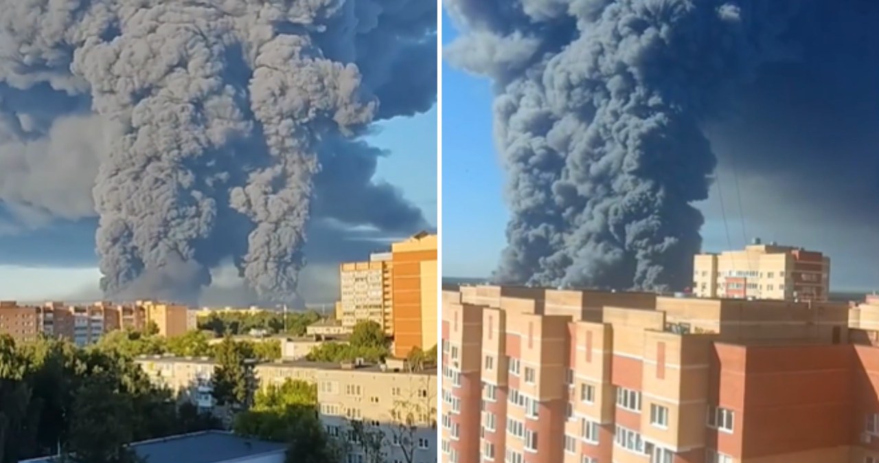 Wojna na Ukrainie. Seria udanych ataków na Rosję. Ogień pod Moskwą Wojna na Ukrainie. Seria udanych ataków na Rosję. Ogień pod Moskwą