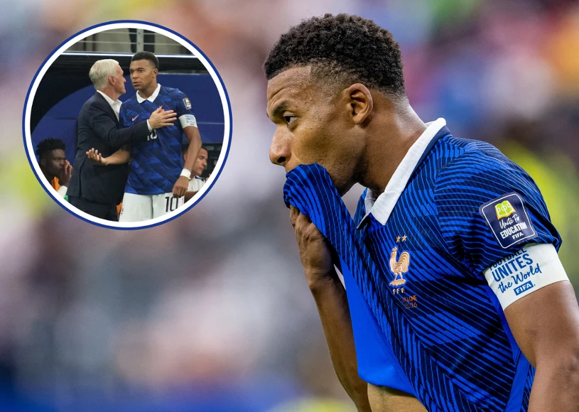 Mbappe bids emotional farewell to Deschamps before France vs England bronze match