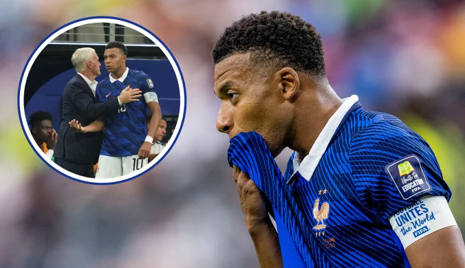 Pożegnanie tuż przed meczem. Mbappe zwrócił się do Deschampsa