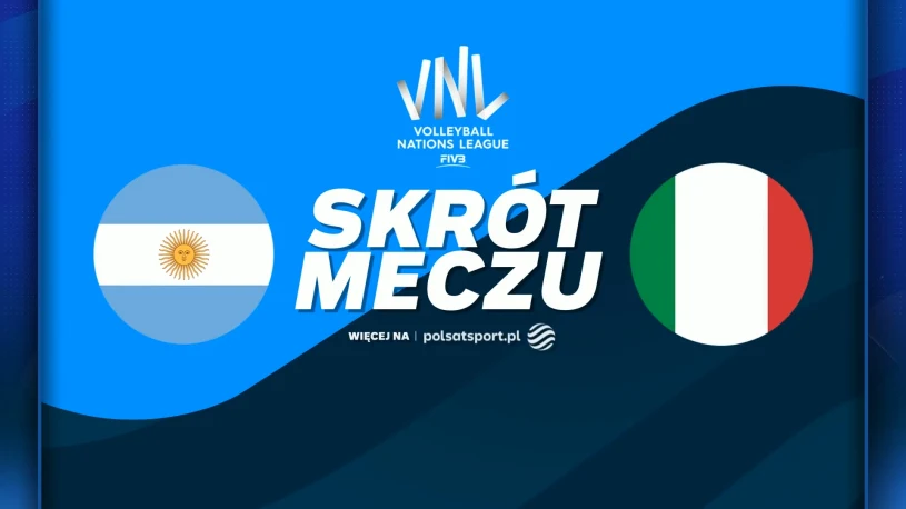 Włochy pokonały Argentynę 3:0 w Lidze Narodów siatkarzy w Osace