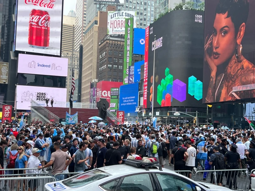Manhattan the day before the World Cup final felt oddly quiet