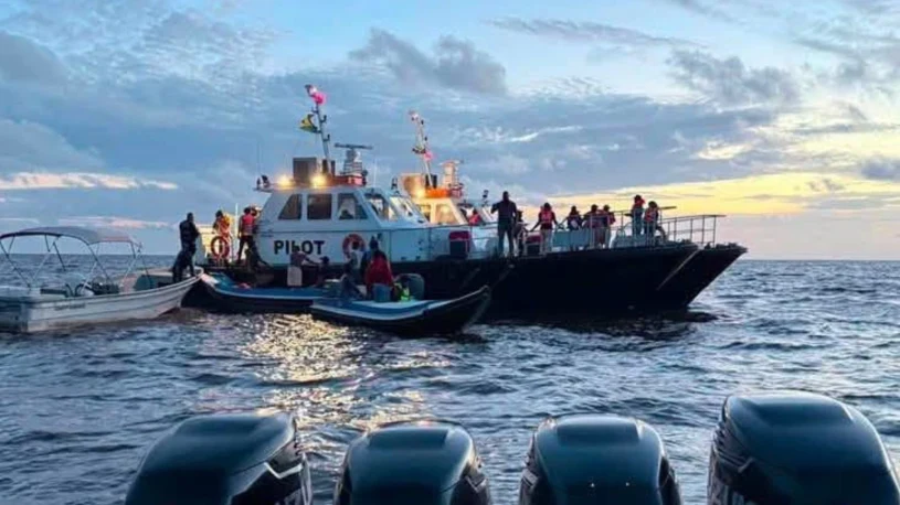 Wywrócił się prom u wybrzeży Gujany. Na pokładzie dziesiątki osób
