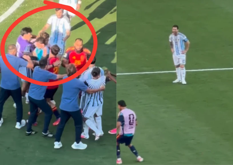 Brawl on the pitch and tearful Messi after Argentina loses World Cup final