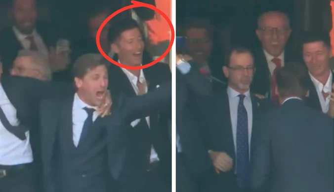 Celebracja Lewandowskiego. Tak Polak cieszył się z gola. A wokół szaleństwo