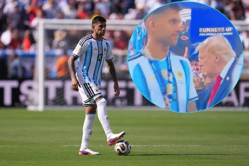 Argentine player snubs Trump's handshake at World Cup medal ceremony