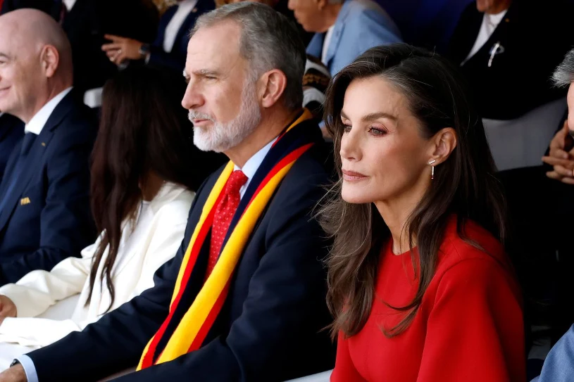 Finał Mistrzostw Świata 2026. Królowa Letizia kibicowała Hiszpanii w zjawiskowej czerwieni