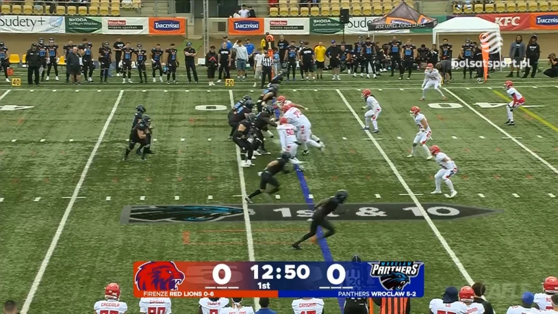 Panthers Wrocław rozbili rywali. 62:0 i pełna dominacja od pierwszej kwarty