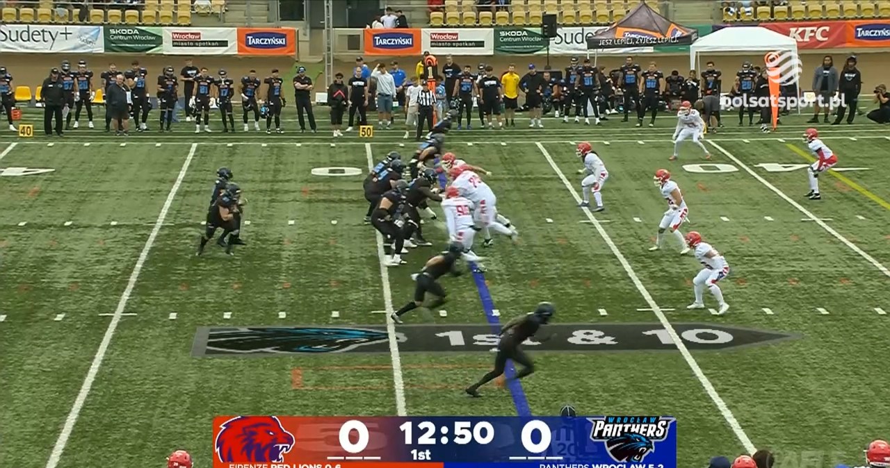 Panthers Wrocław rozbili rywali. 62:0 i pełna dominacja od pierwszej kwarty