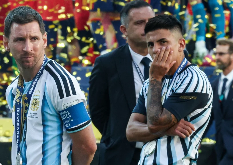 Tak Argentyńczycy zachowali się po porażce w finale. Złamali zasady