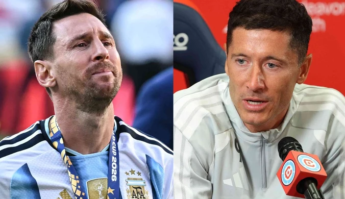 Lewandowski zapytany o Messiego. Nie wahał się, wystarczyły dwa słowa