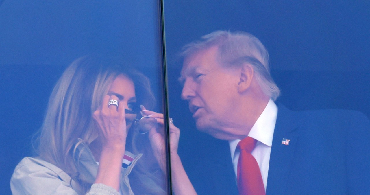 Melania Trump zaskoczyła podczas finału. Jej strój miał wyraźny przekaz