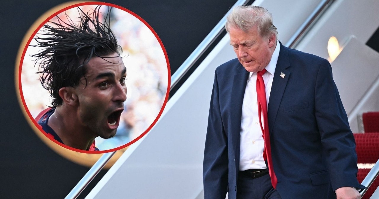 Ferran Torres sparodiował Donalda Trumpa. Cztery słowa