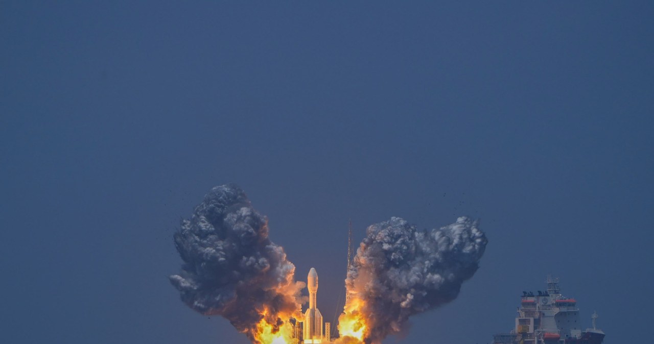 Chińska odpowiedź na SpaceX. Rakieta Gravity-1 wystartowała z morza