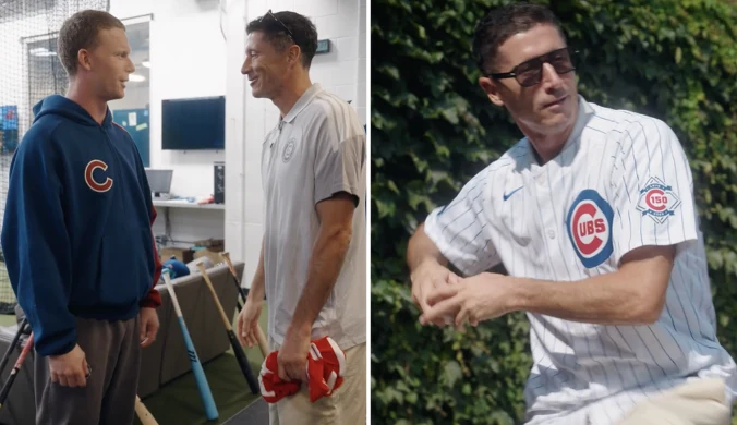 Lewandowski spotkał się z gwiazdą MLB. Zaprezentował swoje umiejętności