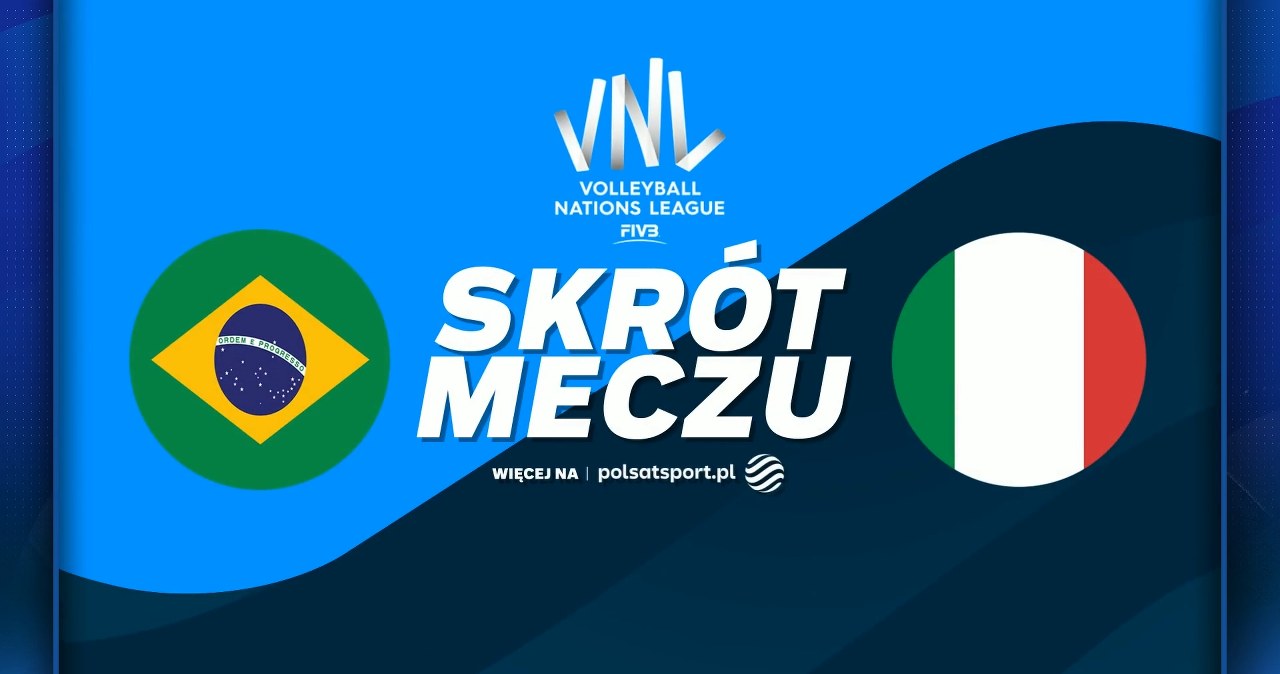 Brazylia w finale Ligi Narodów po zwycięstwie nad Włochami [WIDEO]
