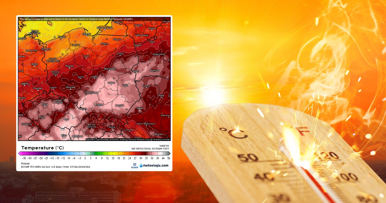 Prawdziwy żar uderzy w Polskę. Termometry pokażą 41 stopni