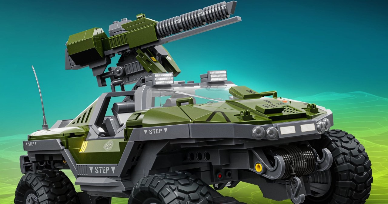 Mattel wypuszcza Warthoga z Halo w formie klocków