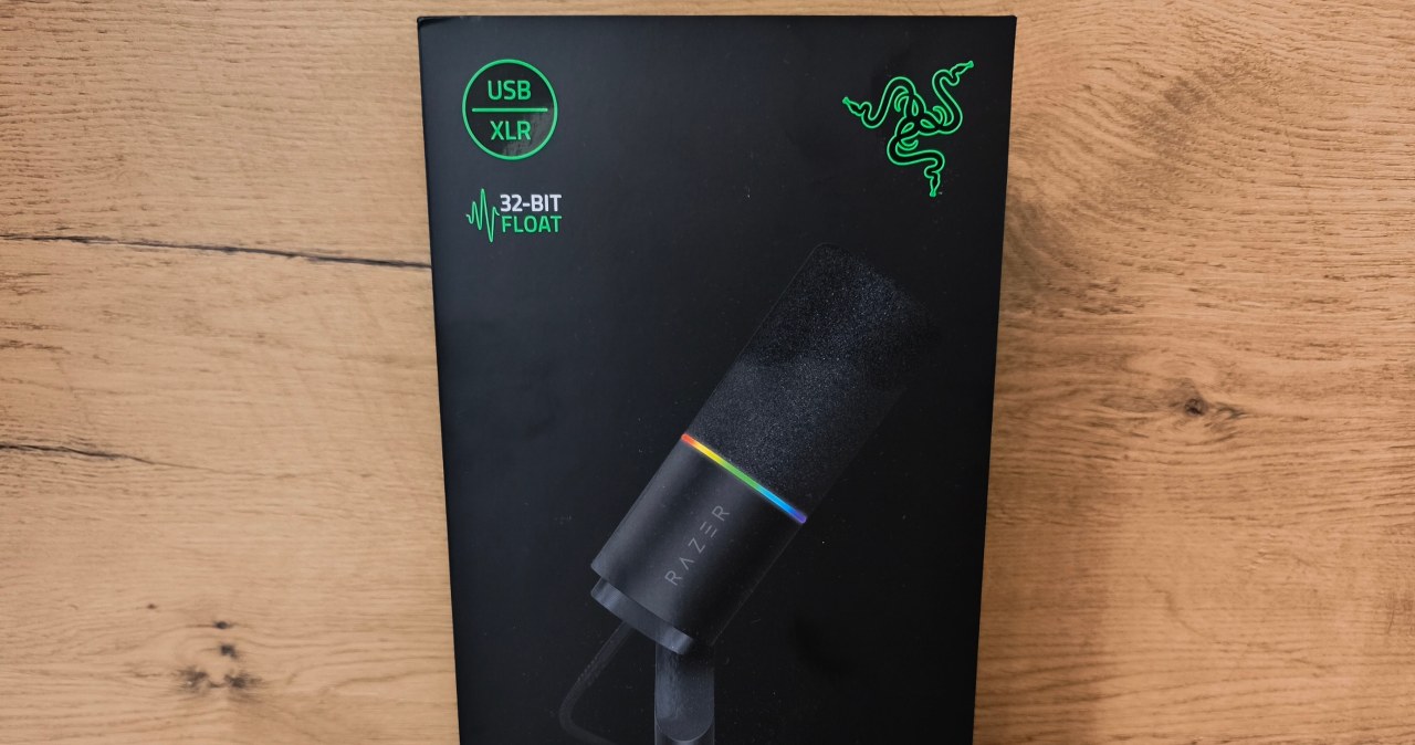 Razer Seiren V3 Pro - studyjna jakość i hybrydowa potęga nowego mikrofonu