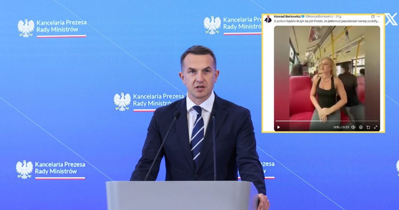Berkowicz opublikował film z Ukrainką. Rzecznik rządu reaguje. "Nieludzkie"