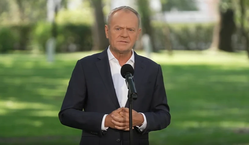 Tusk o rozłamie w PiS: "Ten serial całkiem mi się podoba"