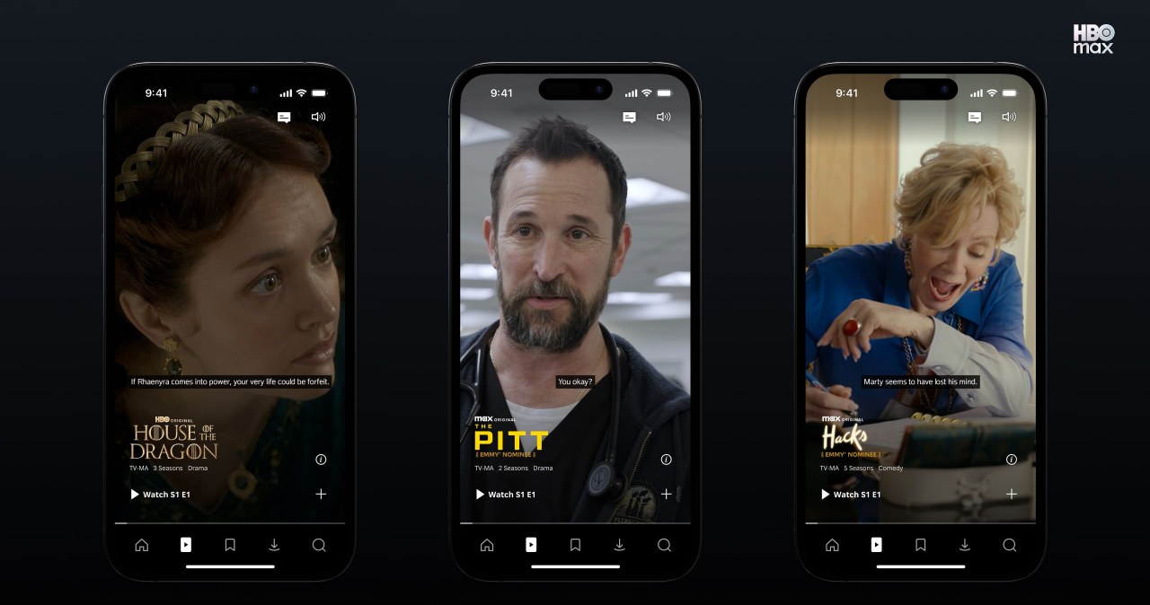 HBO Max zamienia się w TikToka. Nowość w aplikacji