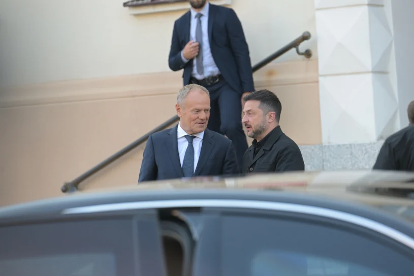 Niezapowiadane spotkanie w Lublinie. Na miejscu Tusk i Zełenski