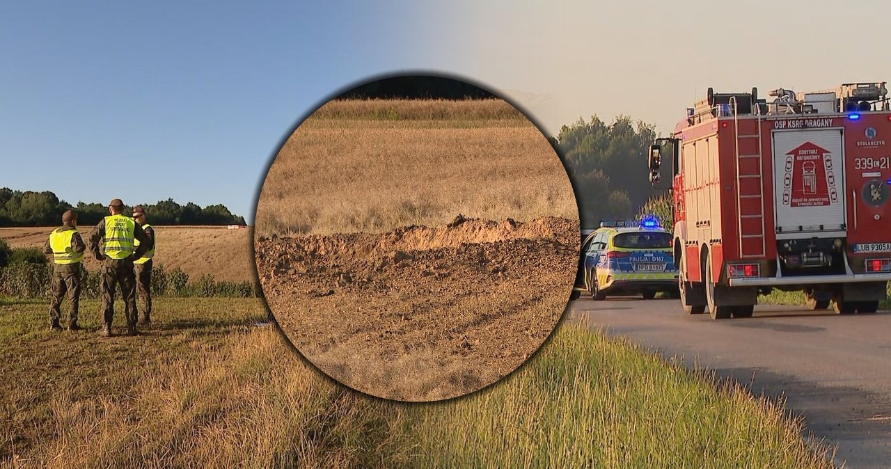 Tarnawa-Kolonia. Akcja służb, znaleziono ogromny krater Tarnawa-Kolonia. Akcja służb, znaleziono ogromny krater