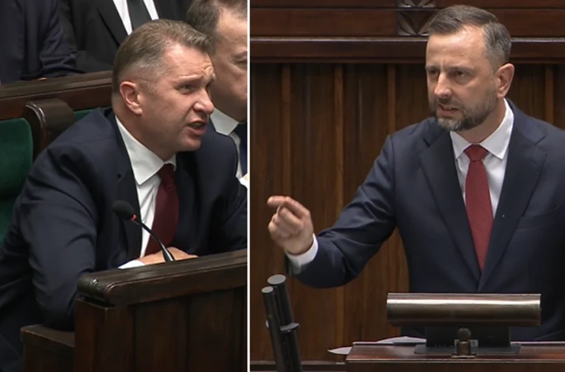 Szef MON wyszedł na mównicę, krzyki w Sejmie. "Mimo waszego wycia"