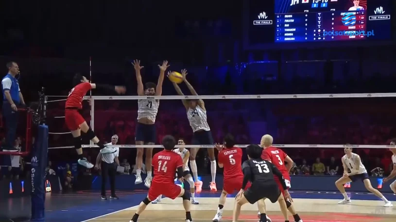 Polska zagra z USA w finale Ligi Narodów. Najlepsze akcje półfinału [WIDEO]