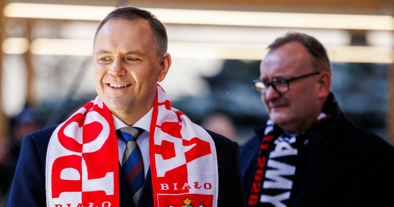 Kapelan Nawrockiego na stadionie Legii. Kucharski nie krył zaskoczenia