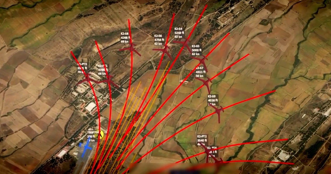 Turecki dron K2 w autonomicznym locie roju. Baykar ujawnia testy maszyny