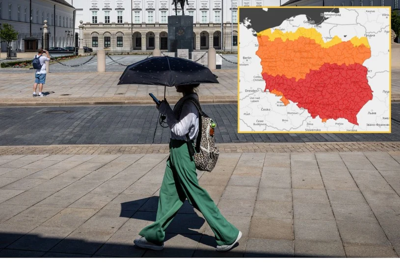 Żar leje się z nieba. Najwyższe alerty w połowie kraju. Na horyzoncie zwrot