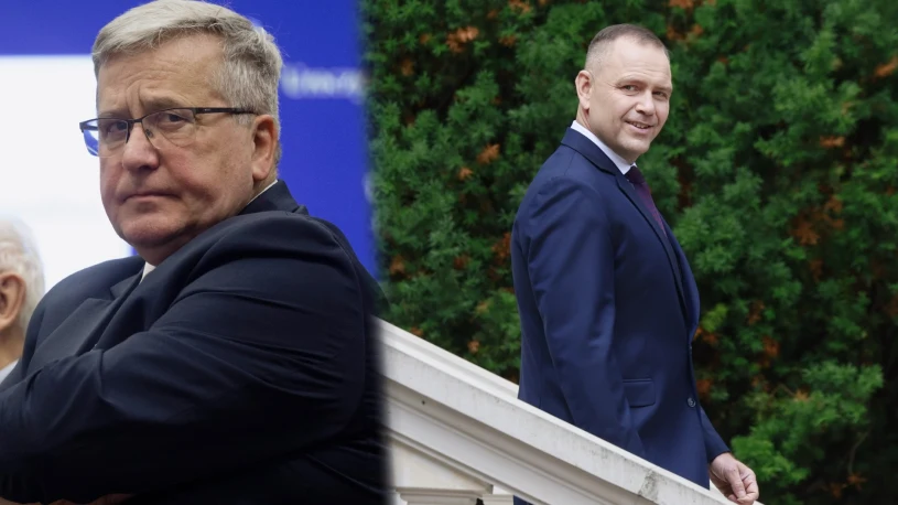 Komorowski w mocnych słowach o ruchu Nawrockiego. "Grubo przesadził"
