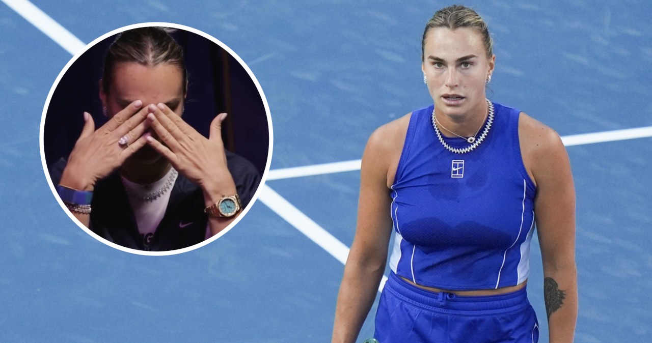 Sabalenka zdobyła się na wyznanie. Potem ukryła twarz w dłoniach