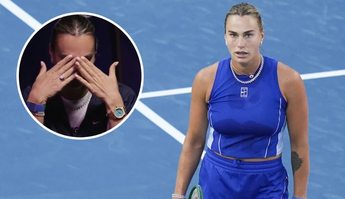 Sabalenka zdobyła się na wyznanie. Potem ukryła twarz w dłoniach