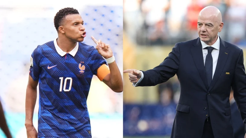 Burza wokół Infantino, nagle taki wpis o Mbappe. Francuzi zaskoczeni