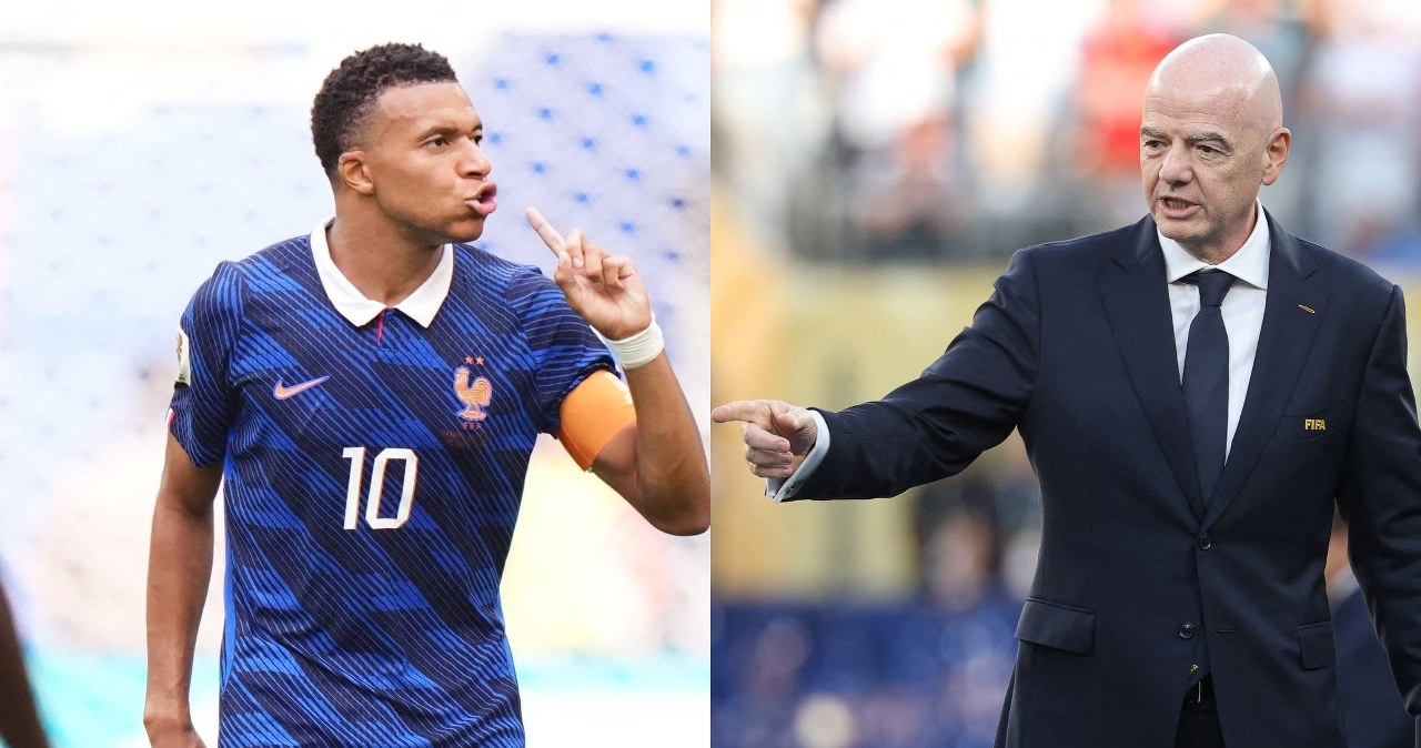 Burza wokół Infantino, nagle taki wpis o Mbappe. Francuzi zaskoczeni