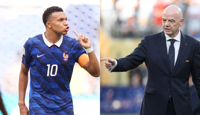 Burza wokół Infantino, nagle taki wpis o Mbappe. Francuzi zaskoczeni
