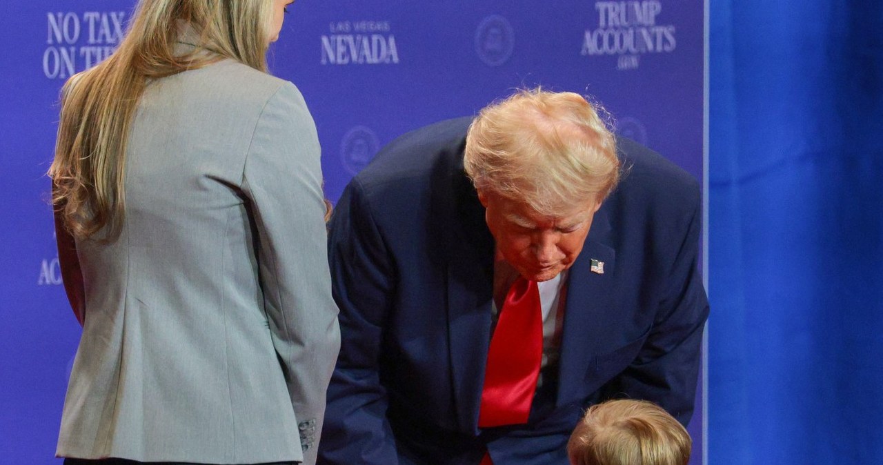 Nietypowy incydent podczas wizyty Trumpa. Prezydent pobiegł za chłopcem