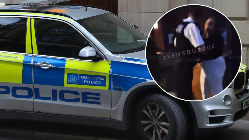 "Zostaw mojego syna". Policjant odepchnął Polkę, w sieci wrze