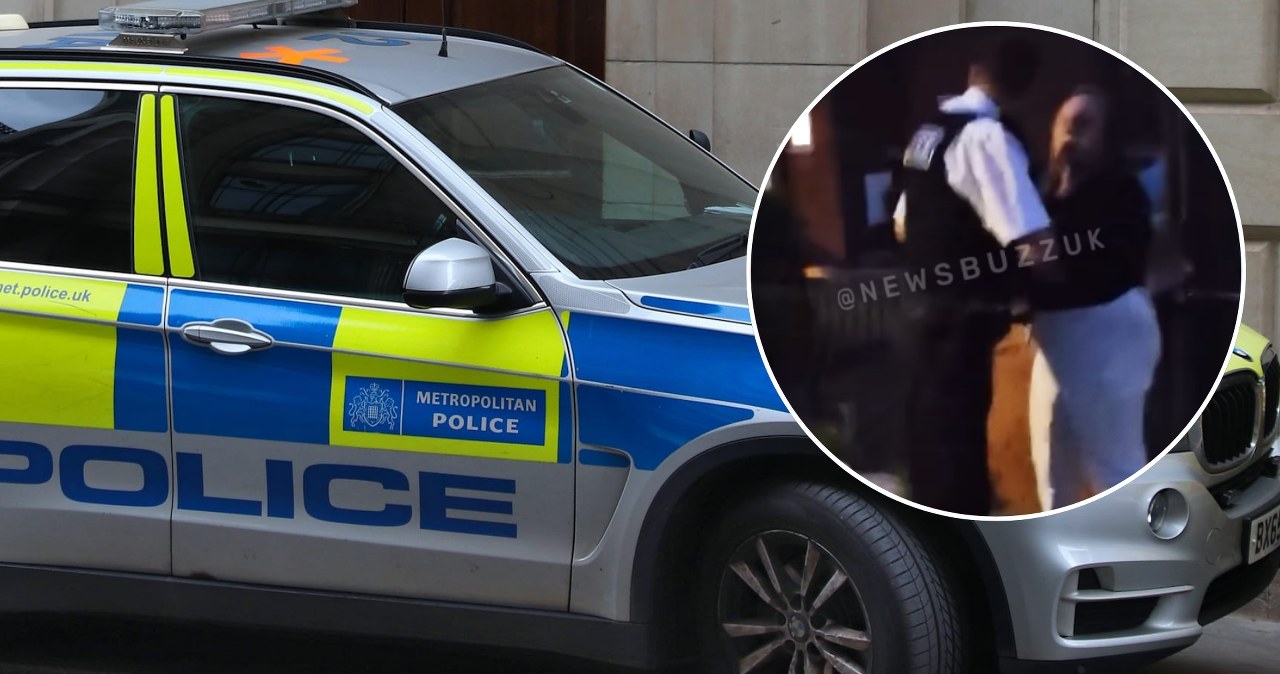 "Zostaw mojego syna". Policjant odepchnął Polkę, w sieci wrze
