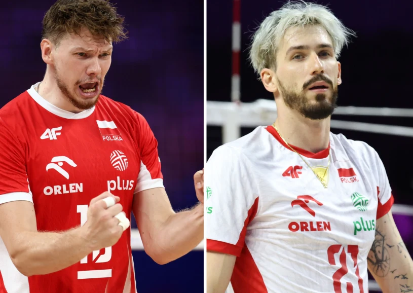 Kochanowski poses with Nations League gold medal thanks to Fornal