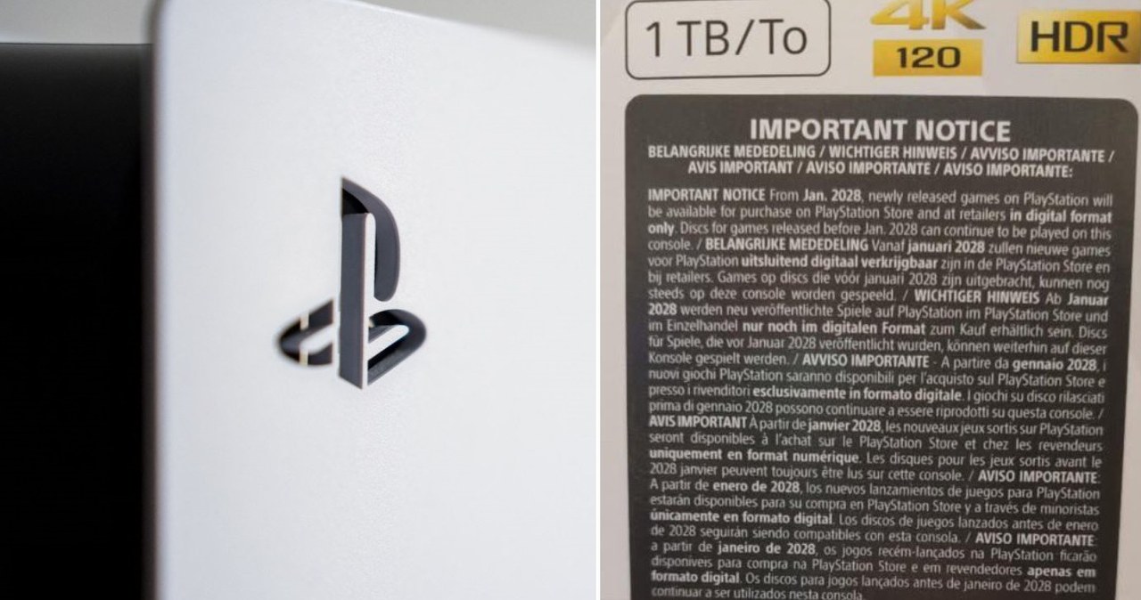 PlayStation odświeżyło pudełko z konsolą! Sony ostrzega przed końcem płyt