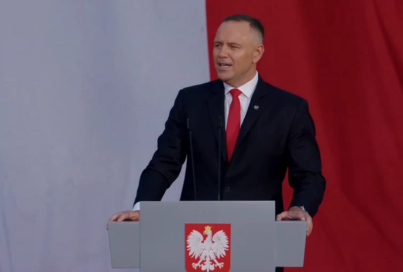 Karol Nawrocki wystąpił w rocznicę prezydentury. "Mam być waszym głosem"
