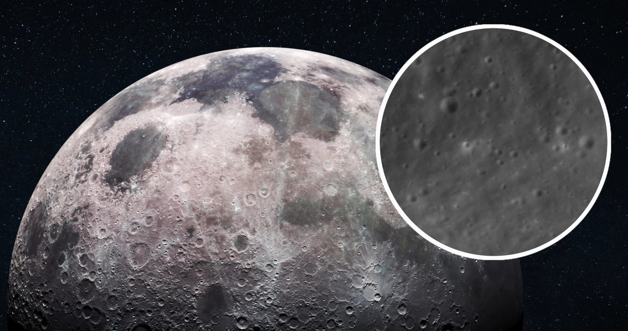 Księżyc ma nowy krater. Pierwsze zdjęcia po uderzeniu rakiety Falcon 9